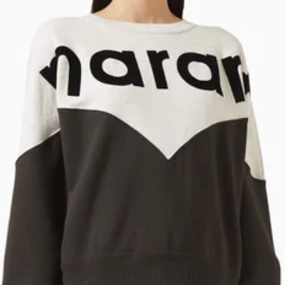 Isabel Marant Monochrome Graphic Sweater